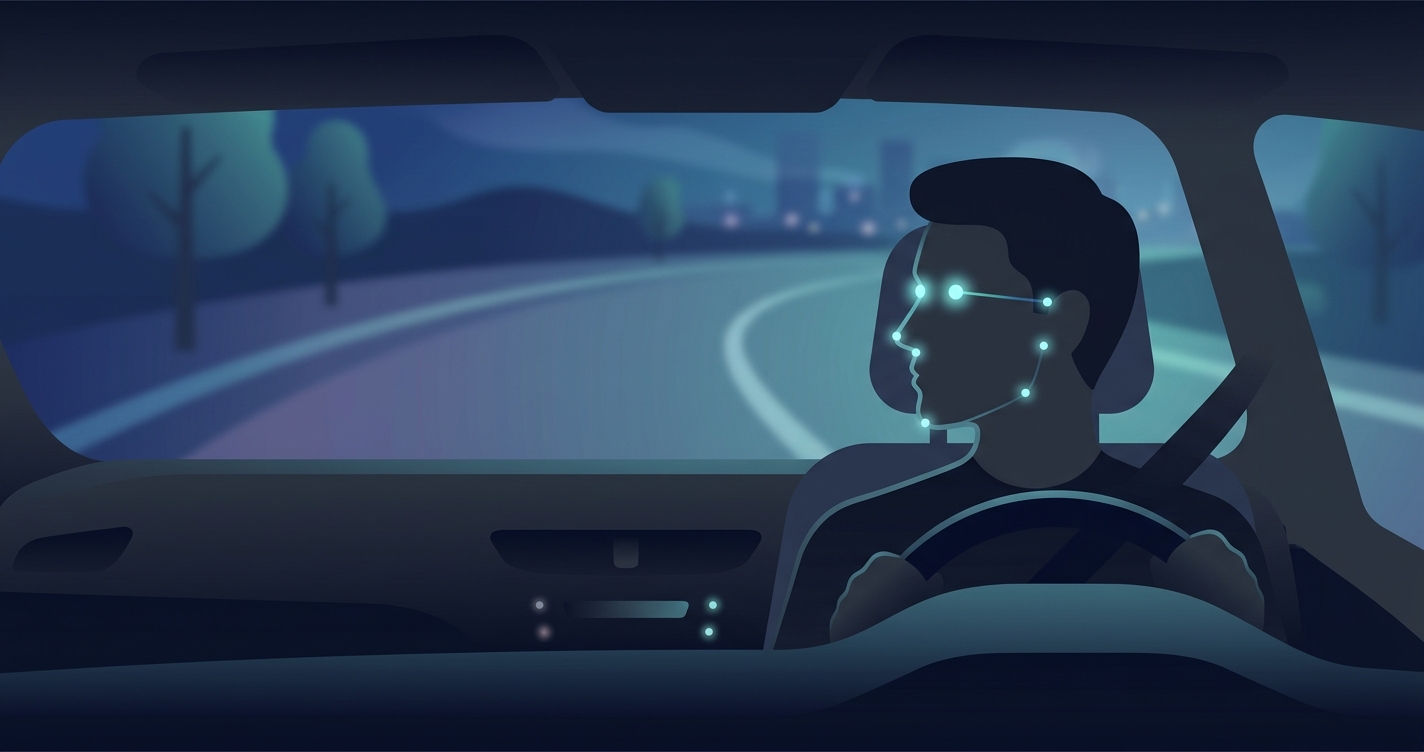 How does a car know I'm falling asleep at the wheel without touching me?